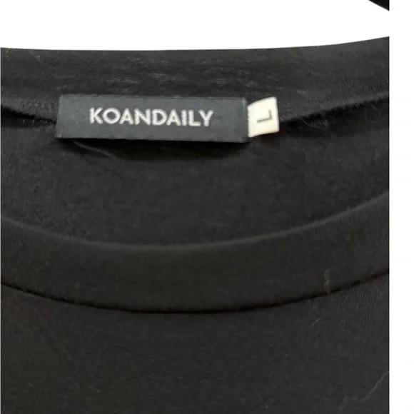 🖤 Koandaily Asymmetrical Peplum Top – Size L 🖤 - Picture 2 of 10